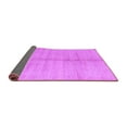thumbnail image 2 of Ahgly Company Indoor Square Abstract Purple Modern Area Rugs, 6' Square, 2 of 4