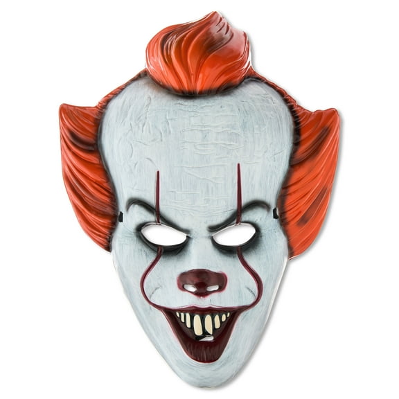 It Pennywise Costume Mask for Adults by Rubies, One Size