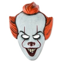 It Pennywise Costume Mask for Adults by Rubies, One Size