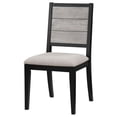 thumbnail image 5 of Elodie Wood Dining Side Chair Grey and Black (Set of 2), 5 of 14