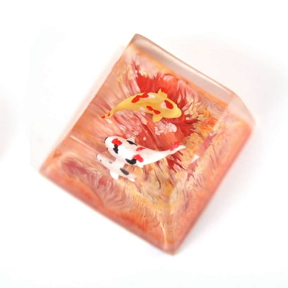 Koi Artisan Keycaps - Shimmering Pond Series