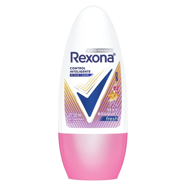 Antitranspirante Rexona roll-on sexy bouquet 50 ml