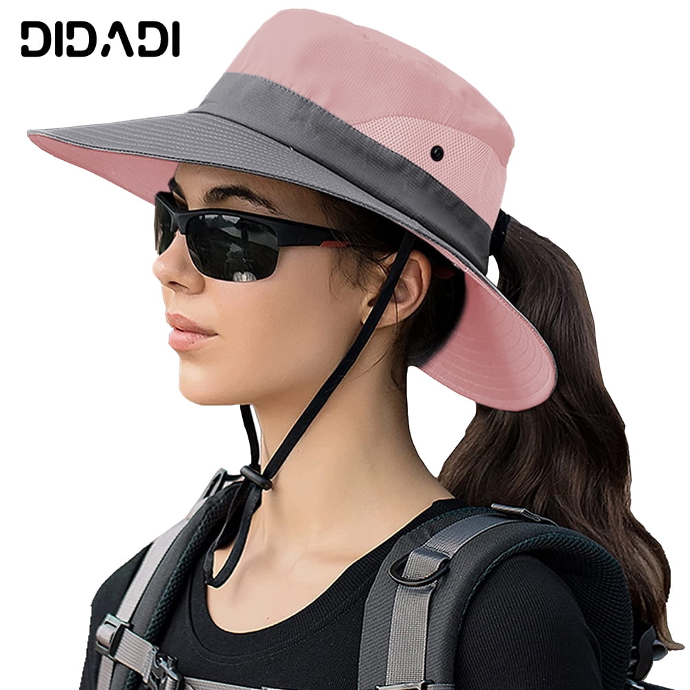 Outdoor Sun Hats for Women, DIDADI Wide Brim Tribe Sun Hats with