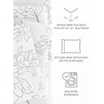 thumbnail image 5 of Ultra Soft & Breathable Wrinkle Free Bed Sheets Set - Gray Farmhouse Vine Printed for King Size Bedding by Comfort Canopy, 5 of 11