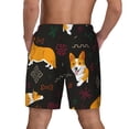 thumbnail image 3 of Kdxio Royal Corgi Print Men'S Swim Trunks With Compression Liner 7 Inch Inseam Quick Dry Swim Shorts, 3 of 7
