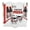 White w/ Design, variant on Corrugated B-Flute Pizza Boxes 7" x 7" x 2", 10 Count - White with Fresh Pizza Design -Small Personal Pizza Takeout Boxes - Pizzerias, Restaurants, Food Trucks & Parties - Bits N Things