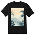 thumbnail image 2 of Plus Size Shirt for Women Black Tops for Women Short Sleeves Shirt for Women Enigmatic Tropics T Shirt Crewneck Shirt for Women XL, 2 of 5