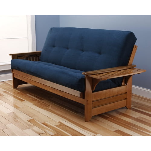 KODIAK Phoenix Frame-Black Finish-Suede Navy Mattress