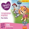 Parent's Choice Girls Training Pants, 3T - 4T, 86 Count