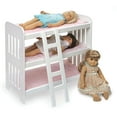 thumbnail image 5 of Triple Doll Bunk Bed with Ladder, Bedding, and Free Personalization Kit - Pink Gingham, 5 of 12