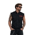 thumbnail image 1 of Harley-Davidson Gilet Noir pour Homme Sans Manches avec Écusson Logo (S67), 1 of 12