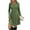 a1000_Green, variant on Long Sleeve Mini Dresses for Women Tunic Cotton and Linen Dresses Black V-Neck,Holiday Summer Party Mujer Juniors Dress Solid Color