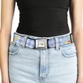 thumbnail image 5 of Movies Belt, Seatbelt Buckle Belt, The Wizard of Oz Logo Gingham Checker Blues, Youth 22 to 32 Inches, 5 of 9