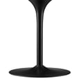 thumbnail image 4 of 40 Inch Dining Table, Walnut Black, Wood, Metal, Mid Century Kitchen Cafe Bistro Hospitality Restaurant, Modern Contemporary HB34691, 4 of 7