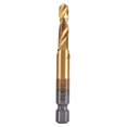 thumbnail image 3 of 1Pc Titanium Plated Hex Shank Hss Screw Thread Metric Tap Drill Compound Tap, 3 of 9