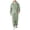 Mint Green, variant on Men Artificial Wool Long Sleeve Pajamas Casual Solid Color Zipper Loose Hooded Jumpsuit Pajamas Casual Winter Warm Rompe 1 Piece Suit On Sleepwear
