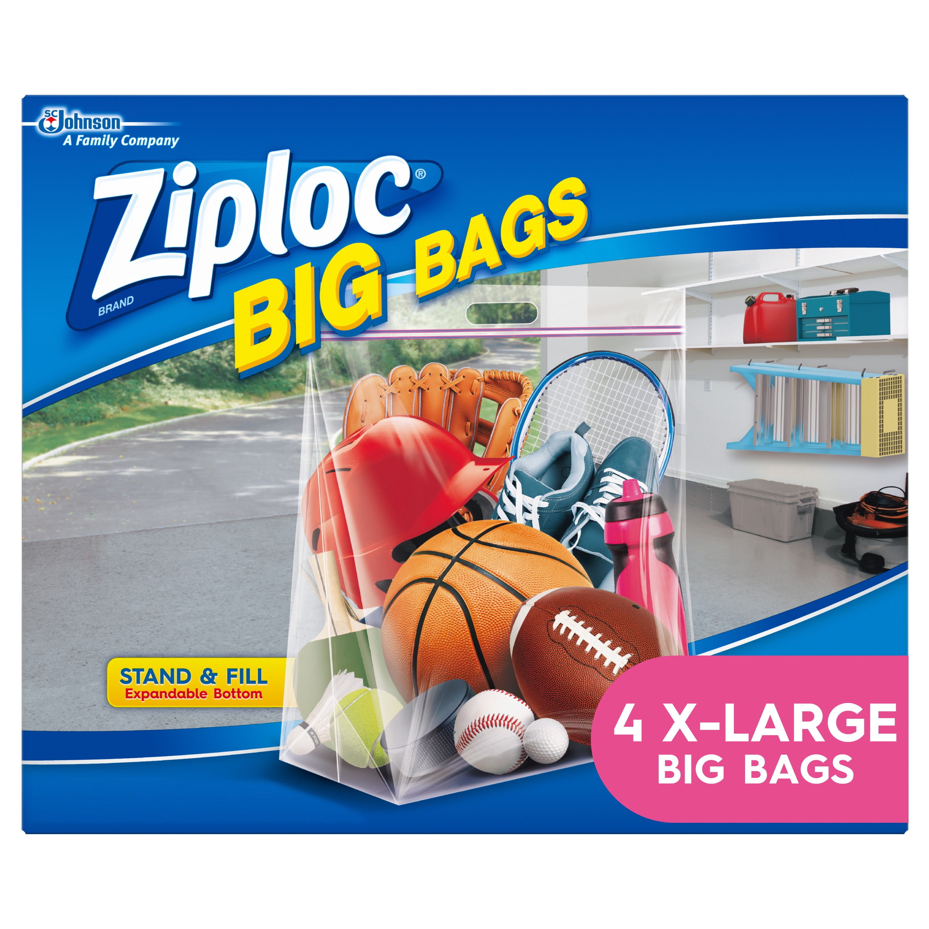 Ziploc Big Bag Double Zipper Large 5 Count