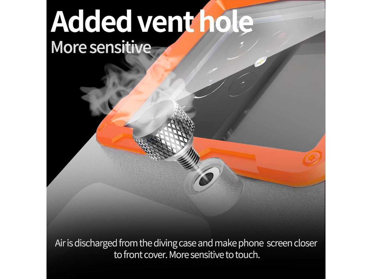 Universal Waterproof Phone Case for Snorkeling & Diving [50ft/15m] Underwater Photography Video Protection Case with Lanyard for iPhone 15/14/ 13/12/ 11/ Pro Max Samsung Galaxy LG Google