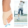 thumbnail image 4 of 1 Pair Bunion Corrector Deodorization Design Bunion Relief Sleeve With Gel Bunion Pads Cushion Splint Polyurethane SEBS Orthopedic Bunion Protector For Men And Women, 4 of 8
