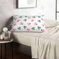 thumbnail image 6 of Naloa Flower on ladybirds Pillowcase, Cool Pillowcase, Lightweight, Breathable, Skin Friendly Pillowcase, Hidden Zipper (No pillow core)-14"x20", 6 of 6