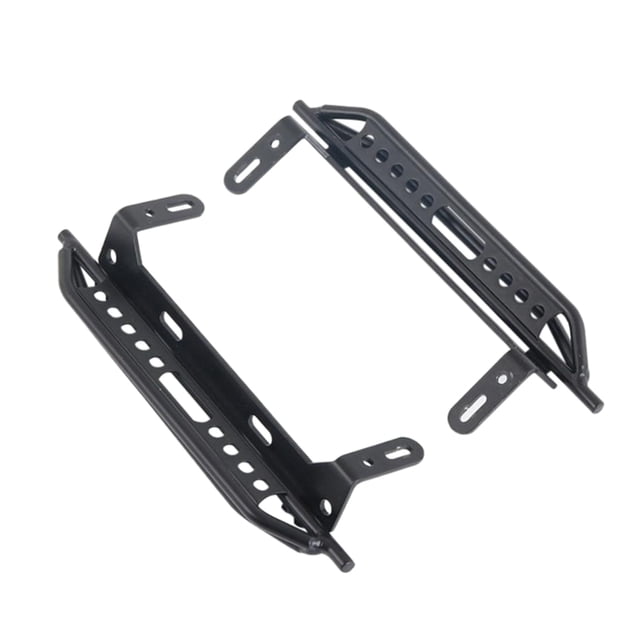2 Piezas Repuestos RC Crawler Pedales Laterales Accesorios Mejora Metal Duradero Instalación Fácil Compatibles para Coche RC TRX4 1/10 Adecuados para Juegos Coleccionismo