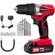 thumbnail image 1 of Juego de taladros inalámbricos AVID POWER 20V MAX de iones de litio 1.5Ah, 1 of 7