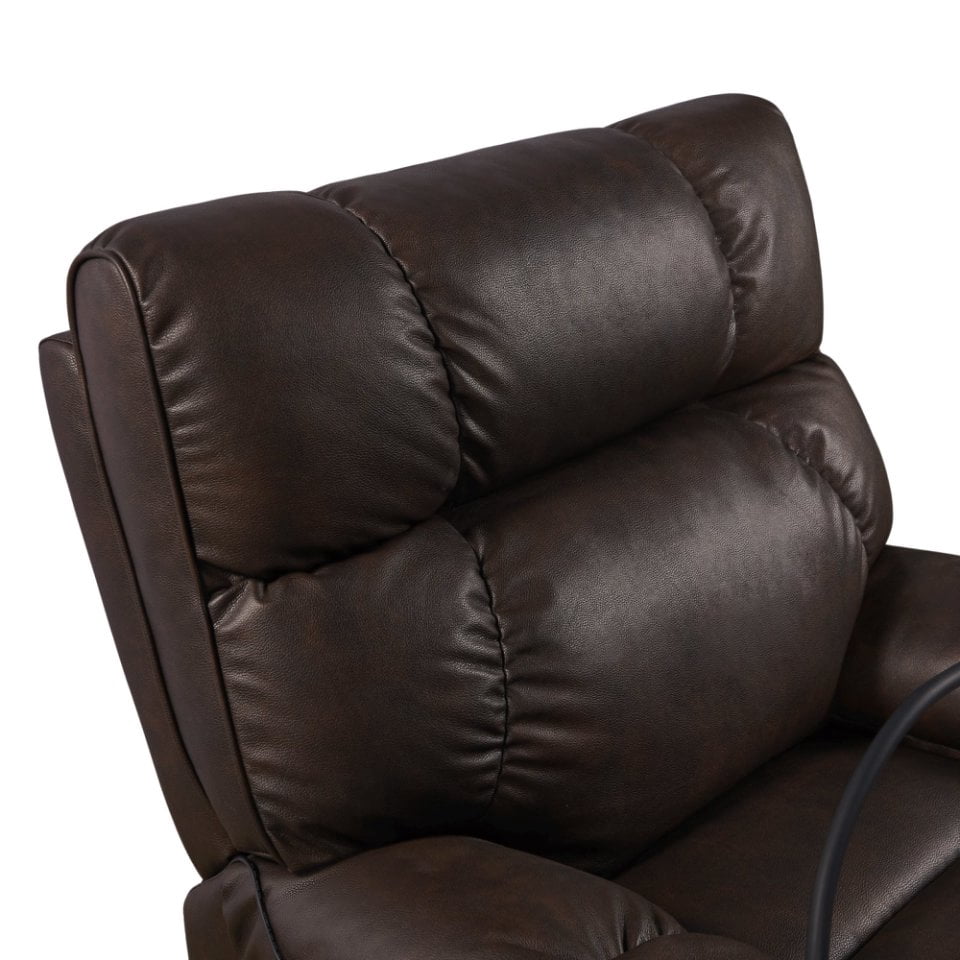 MAYEERTY Zero Gravity Power Recliner: Comfortable Lying with Massage & Heat, Phone Holder, Side Pockets & USB Ports