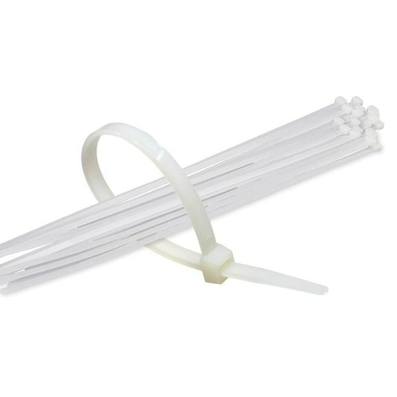 Boen 11" White Cable Tie 100Pk