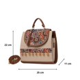 thumbnail image 2 of Bolso Yute De Mujer Fana Roma Color Camel Reforzada, 2 of 4