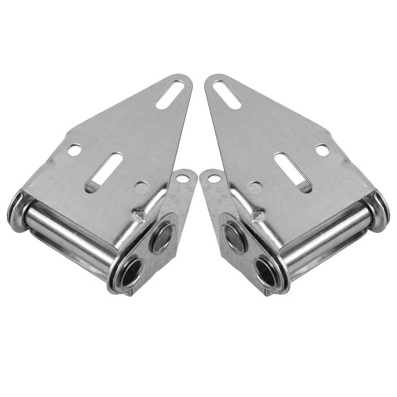 MLINS  2 Pcs Residential Garage Door Hinges for Cabinet Automatic Silver