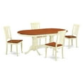 thumbnail image 5 of Dining Room Set-Dining Table With Dining Chairs-Finish:Saddle Brown,Number of Items:5,Shape:Oval,Style:Microfiber Seat, 5 of 5