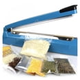 thumbnail image 2 of Impulse Sealer Manual Pouch Sealing Machine Aluminum Plastic Bag Heat Sealer Packing Device Electric FS-400 Heating Sealer ,Easy to Use, 2 of 4