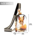 thumbnail image 2 of Stylish Leather Crossbody Bag 8.46x5.9x2.16In Easy To Carry Multi-Purpose Travel Hiking Shopping Fashion Bag Beautiful Cute Orange Fox, 2 of 7
