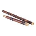thumbnail image 6 of Pluggable Bitter Bamboo Flute Dizi Traditional Handmade Chinese Musical Woodwind Instrument Key of D Study Level Professional Performance, 6 of 7