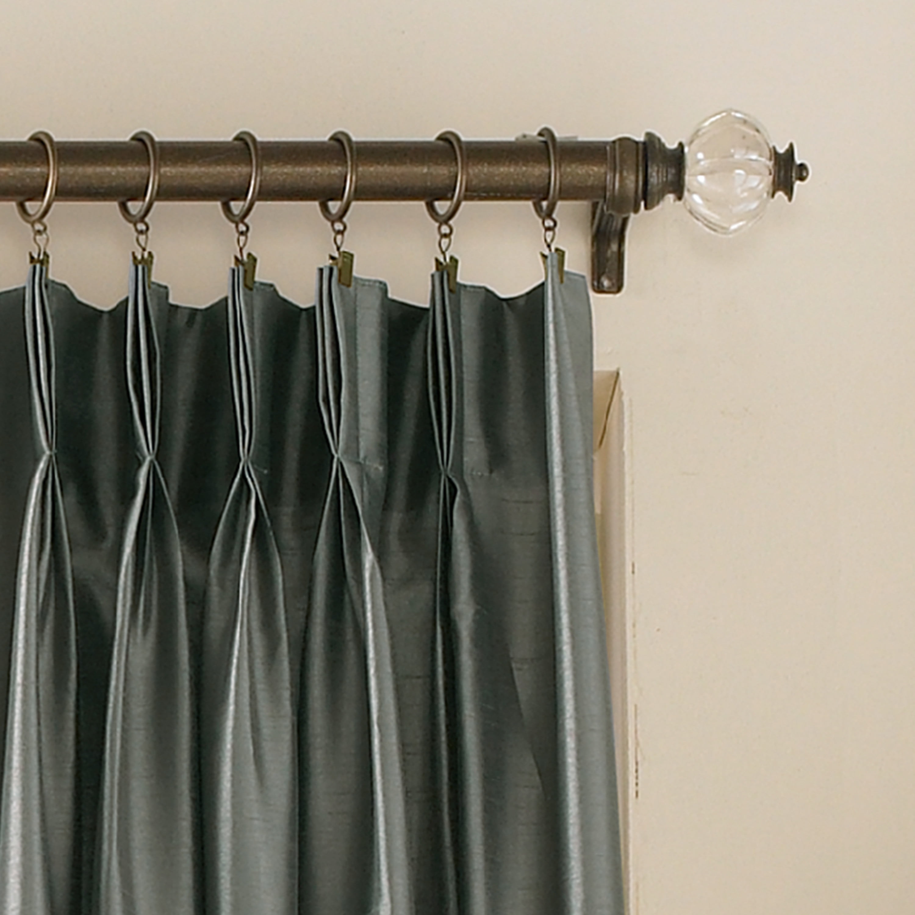 Curtainworks Marquee 132" Single Panel Curtain, Teal, Adult