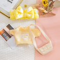 thumbnail image 3 of 30cm Stuffed Dolls Accessories LaLafanfan Cafe Duck/Rabbit with Clothes Plush Toy Cartoon Hoodie Clothing Hair Band Kids Gift, 3 of 5