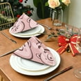 thumbnail image 3 of GZHJMY Cute Pig Cloth Napkins Set of 4, Reusable Washable Oversized Table Napkins for Family Wedding Dinner Party Home Decor, 20 Inch Decorative Washcloths, 3 of 7