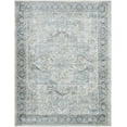 thumbnail image 2 of Hauteloom Akshay Living Room, Bedroom Area Rug - Traditional - High Pile - Peach, Light Gray, Gray - 2' x 2'11", 2 of 9