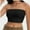 Black, variant on Women's Basic Casual Strapless Backless Bandeau Tube Top