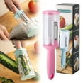 thumbnail image 2 of GQDIN Multifunctional Kitchen Peeler with Storage Box - Ergonomic Vegetable Fruit Peeler and Fish Scaler Tool, Keep Your Kitchen Countertops Clean and Immaculate,2-in-1 Kitchen Gadget, 2 of 9