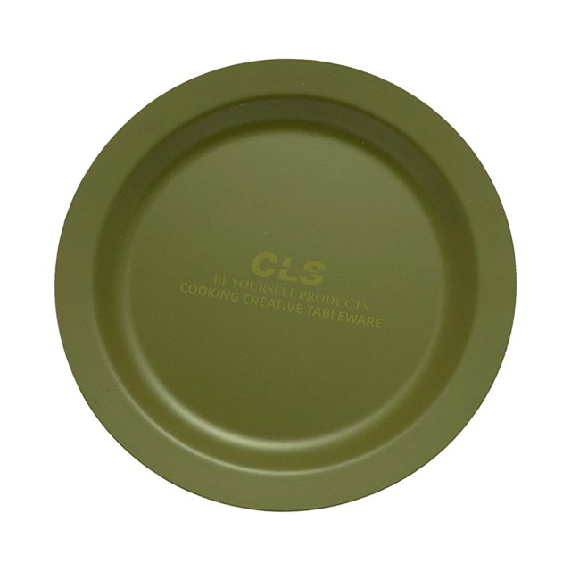 Plato para acampar Strade Fareast Limited Acero inoxidable 22 cm Verde