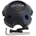 thumbnail image 2 of Ultra Wheel Black Center Hub Cap – 89-9879 / C800806 – Fits 6.75" Diameter With Bolts 2 of 2
