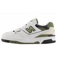 thumbnail image 1 of [BB550DOB] New Balance 550 Men's White Dark Olivine Sneakers *NEW*, 1 of 5