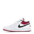 thumbnail image 2 of Big Kids Jordan 1 Low White/Gym Red/Black (553560 118) - 7, 2 of 4