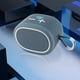 thumbnail image 1 of ¡Gran Descuento!, Altavoz de tela con audio Bluetooth, minialtavoz estéreo enchufable para exteriores, luz externa elegante, batería de larga duración, interconexión de dispositivos Akmoler, 1 of 9