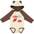 thumbnail image 3 of Inktastic I Love My Granny to the Moon and Back Boys or Girls Long Sleeve Baby Bodysuit, 3 of 5