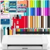 Silhouette White Cameo 4 w/ 38 Oracal Sheets, Siser HTV, Guides, 24 Pens