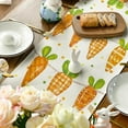 thumbnail image 6 of Nilvkv Easter Table Flag 180x33cm Colorful Themed Linen Table Runner with Bunny Egg Designs Holiday Dining Decor for Home Party Cheerful Atmosphere, 6 of 6