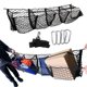 thumbnail image 5 of Bolsa universal para maletero , malla elástica, accesorios reutilizables para coche, organizador de almacenamiento de carga para , 4 bolsillo bolsillos M Yotijar Red de almacenamiento de maletero de coche, 5 of 10