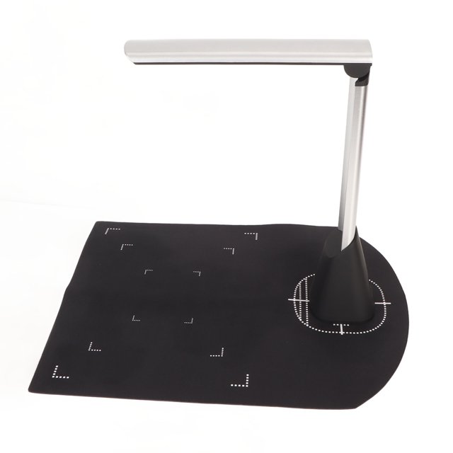 Caméra de Document, Résolution Pliable 3264 X 2448 Argent Facile à Utiliser 8MP Mise au Point Fixe Scanner de Documents Haute Vitesse pour Réunion